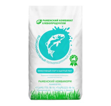 Комбикорм К-111 для прудовой рыбы 25кг — фото-521_1